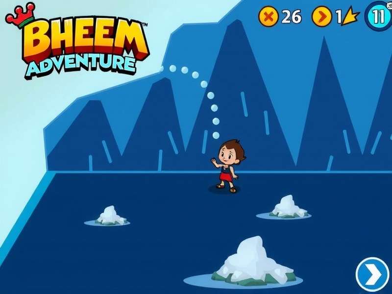 Bheem S Iceberg Adventure Gameplay Screenshot Bheem S Iceberg Adventure Gameplay